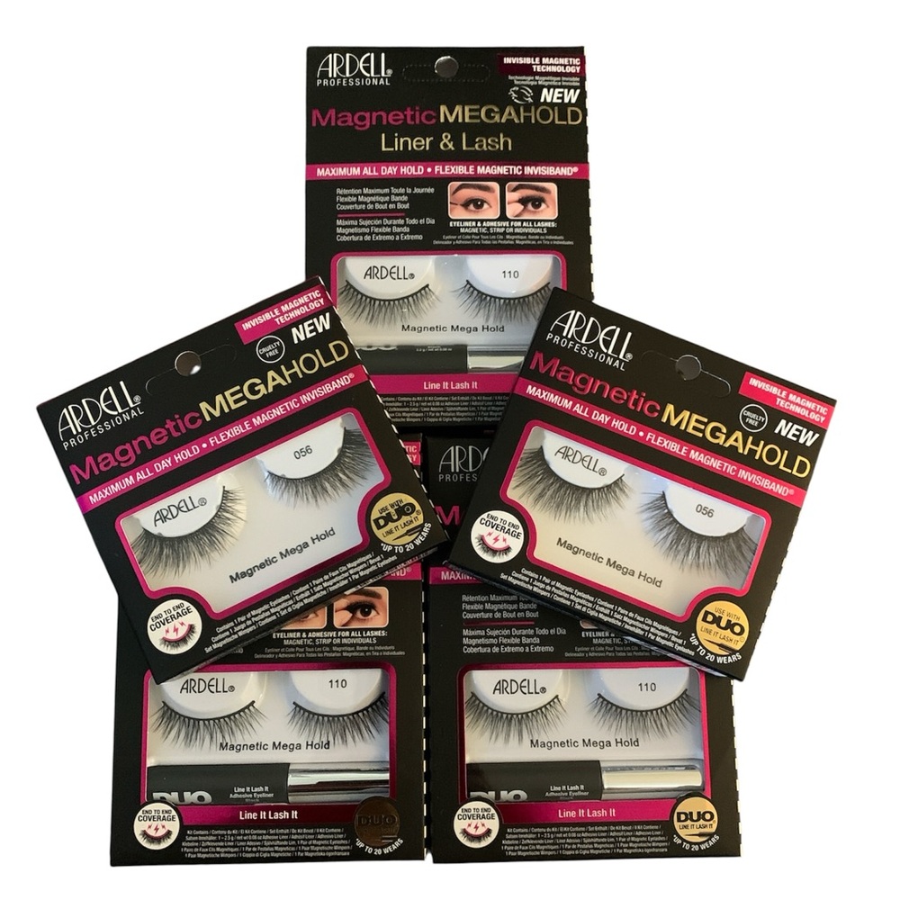 Ardell Magnetic MegaHold Liner & Lash Duo bundle of 5 NIB